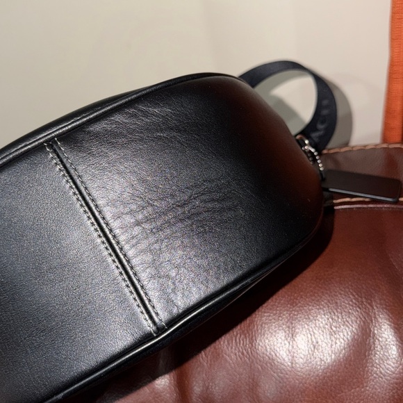 ‼️Coach Black Leather Pace Shoulder Bag Crossbody Bag - Picture 13 of 16